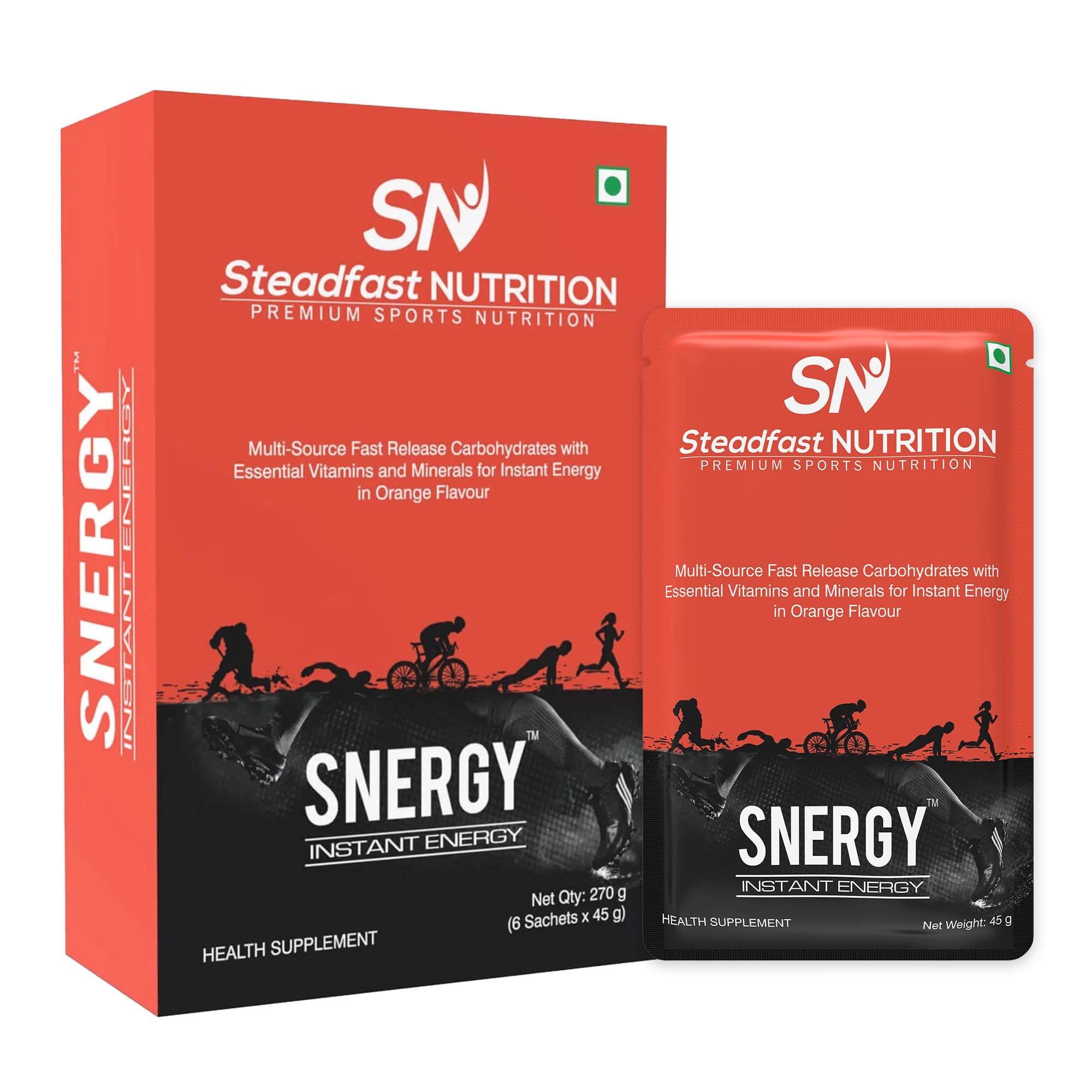 Steadfast Nutrition Snergy | Instant Energy & Hydration | Essential Vitamins & Minerals | Energy Drink & Pre workout Supplements for Men & Women (6, Orange) (B0BRN3HHCL) Amazon Price History, Amazon Price Tracker