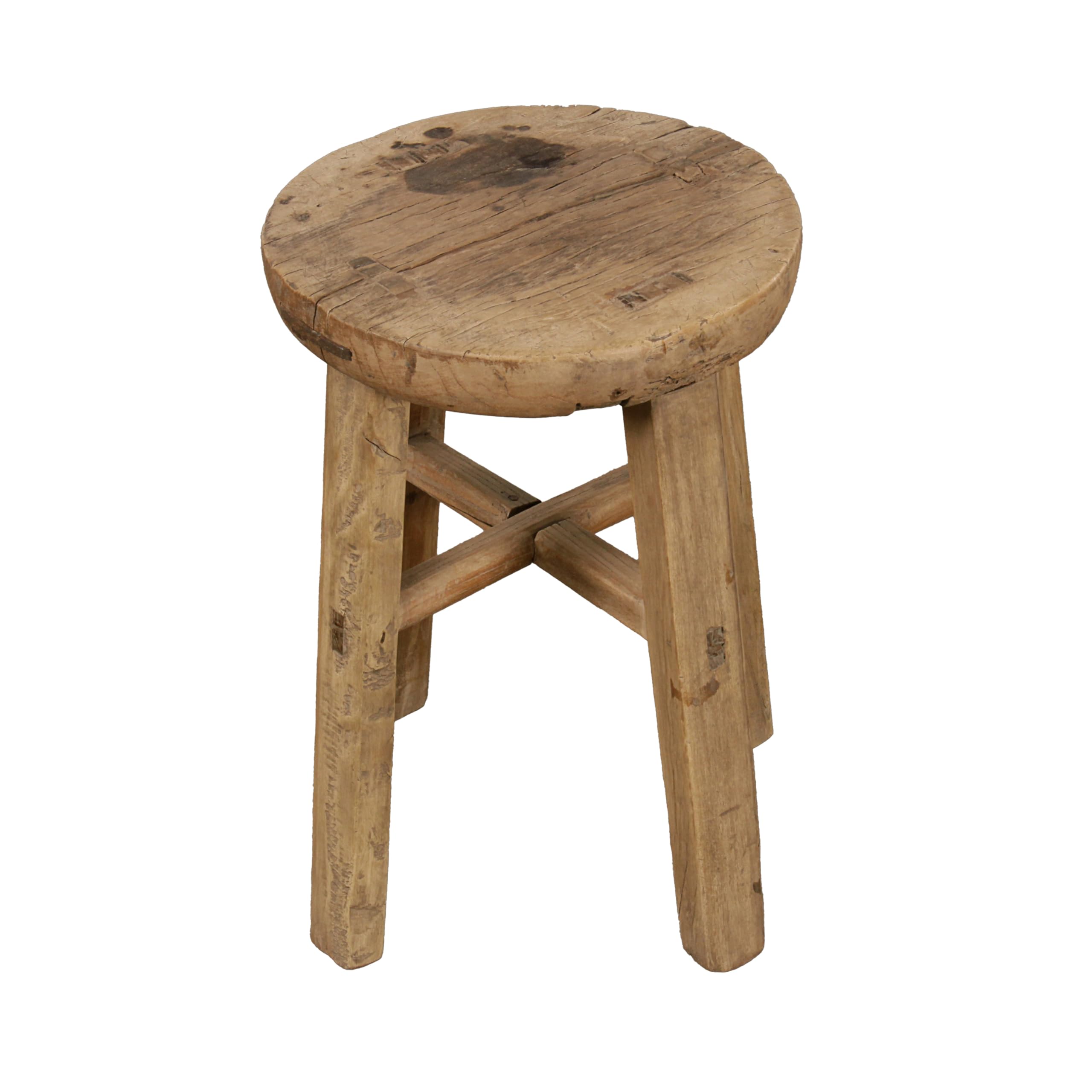 Amazon.com: Artissance Vintage Round Stool (3 Legs) : Patio, Lawn