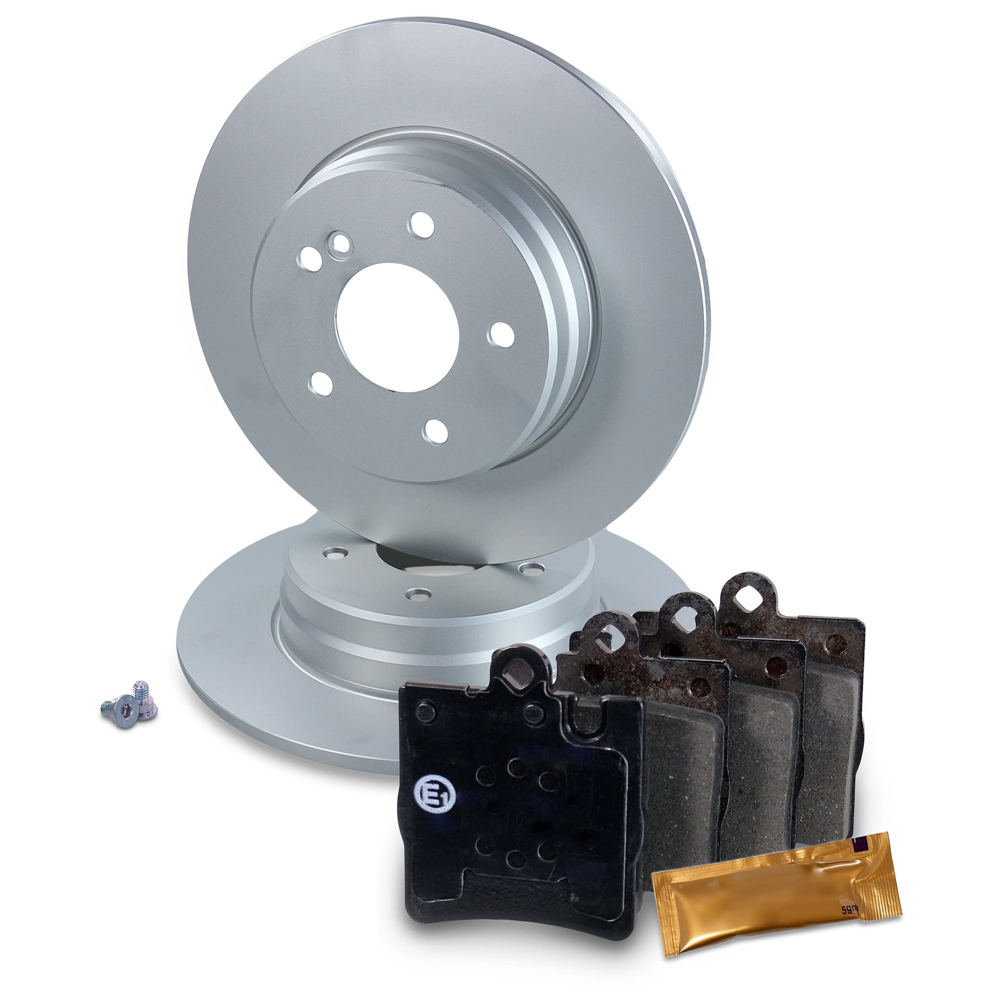 BESTPRICE Kit Freno Posteriore Completo - Dischi 260 Mm + Pastiglie - Per Renault Grand Scénic III, Mégane III, Scénic III