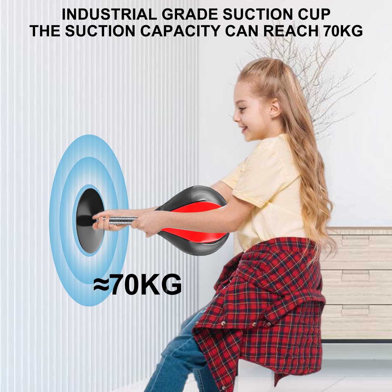 GAOUTO Punching ball tavolo: pallina da ufficio con ventosa super forte e morsetto da tavolo, mini sacco da boxe, borsa da tavolo, borsa da boxe, borsa per punching bag, set per adulti e ufficio