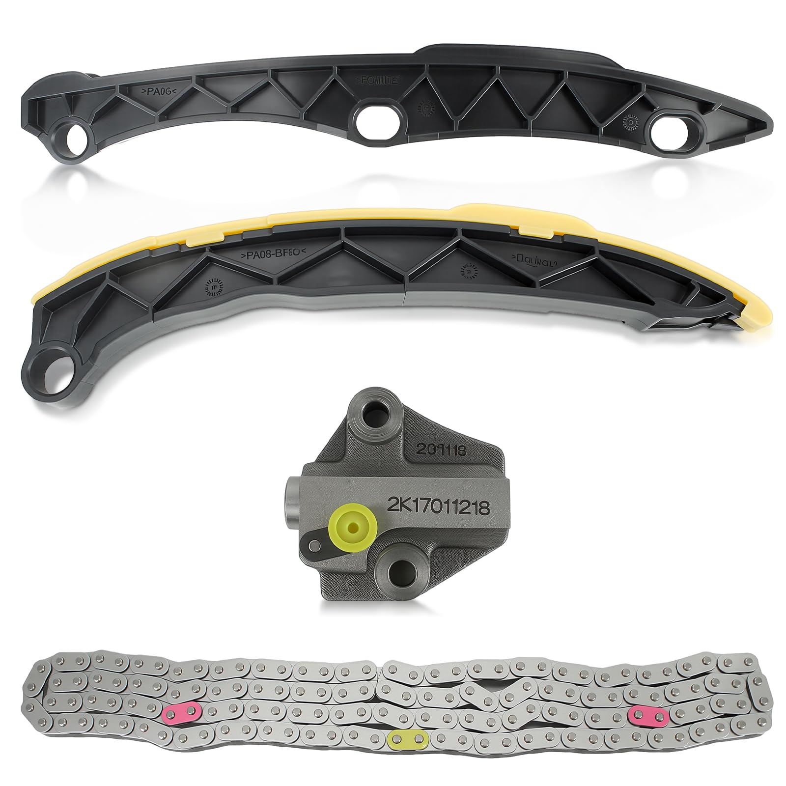 AUTOKAY Engine Timing Chain Kit Compatible with Kia Sportage Optima Hyundai Sonata 2.0 2.4 2011-2019