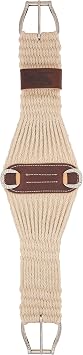Weaver Leather 100% Mohair 27 Strand Roper Cinch with Jeremiah Watt Hardware