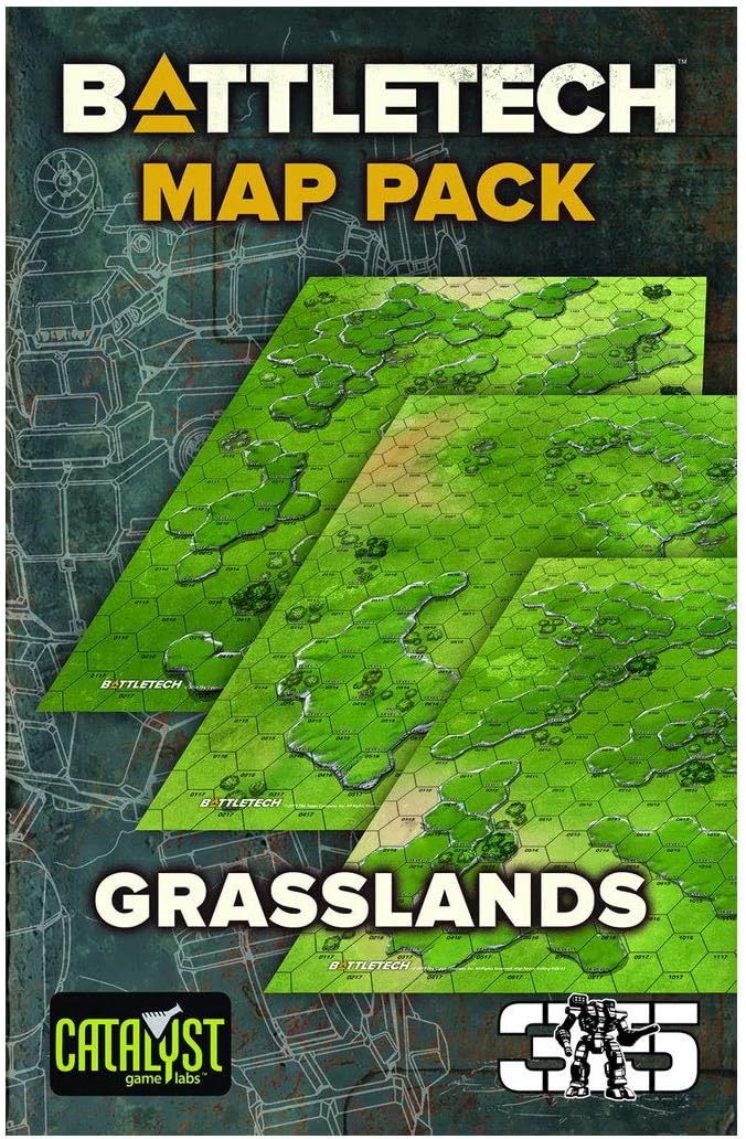 Catalyst Game Labs Battletech Map Set Grasslands