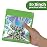 EONJOE 100-pack 55 inch mylar bags with clear window holographic resealable sealable packaging zip bag for small bussiness jewelry candy sample food packing supplies green