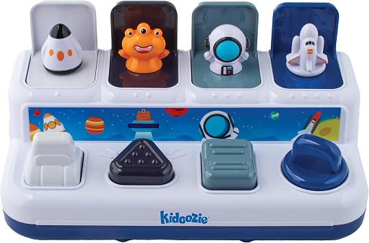 Kidoozie Pop N Play Space Explorer Ages 12 Months+, Toddler, Learn Numbers & Colors