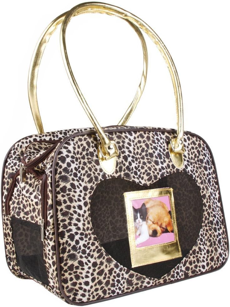 SIMENMAX SOBAKEN Pawfectchow J Garden Gold Leopard Pet Dog Cat Carrier