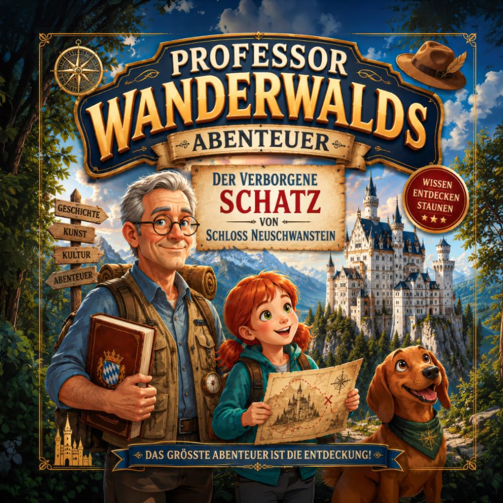 Professor Wanderwalds Abenteuer: Der verborgene Schatz von Schloss Neuschwanstein