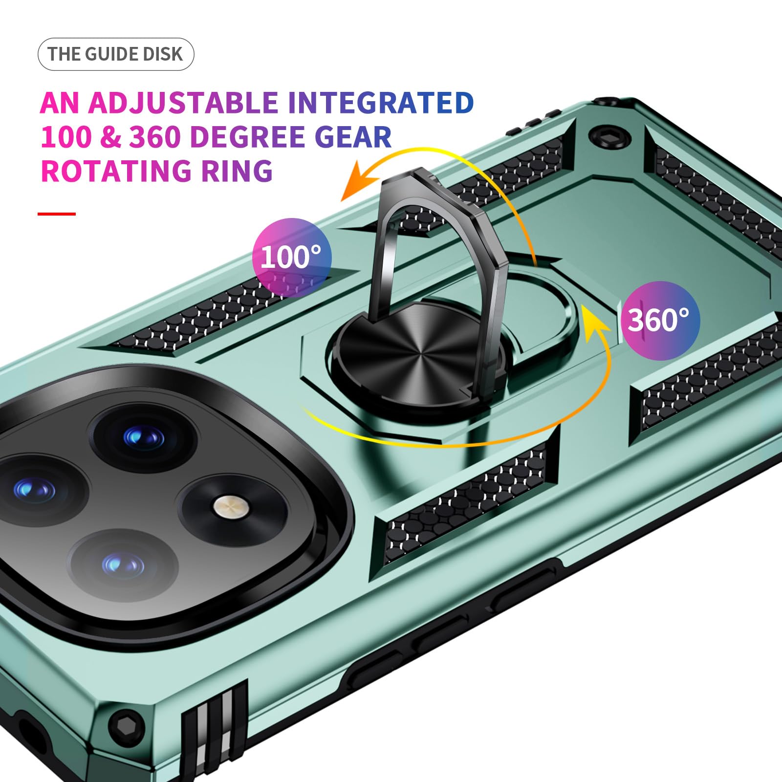 Dedux Cover Custodia Compatibile con Xiaomi Mi 13T PRO 5G (Xiaomi Mi 13T 5G) [Tough Armor Series] Robusto Pannello Posteriore PC AntiGraffio + Paraurti Antiurto TPU + Pratico cavalletto. Blu Navy