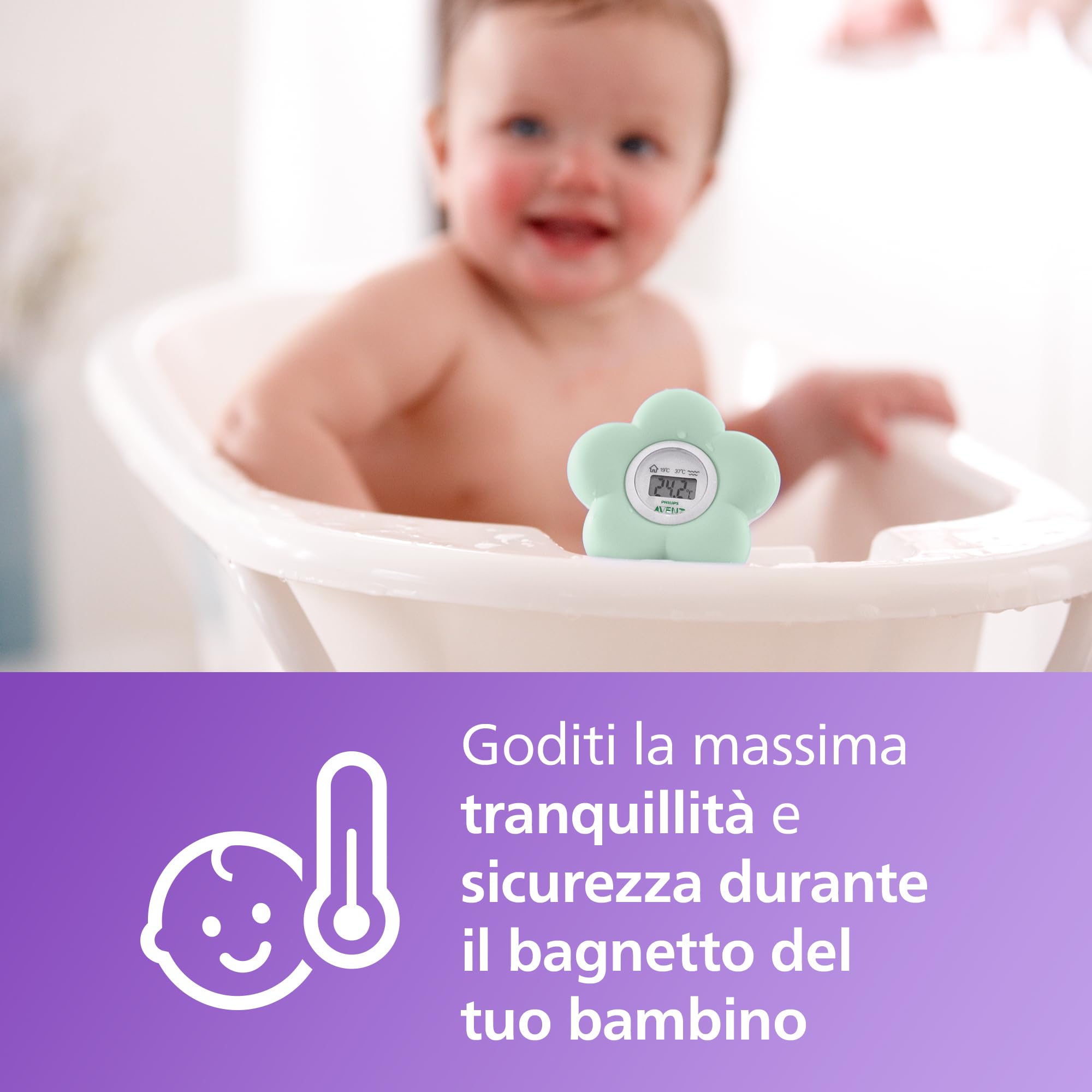 Philips Avent Termometro Digitale SCH480/00, 160 G