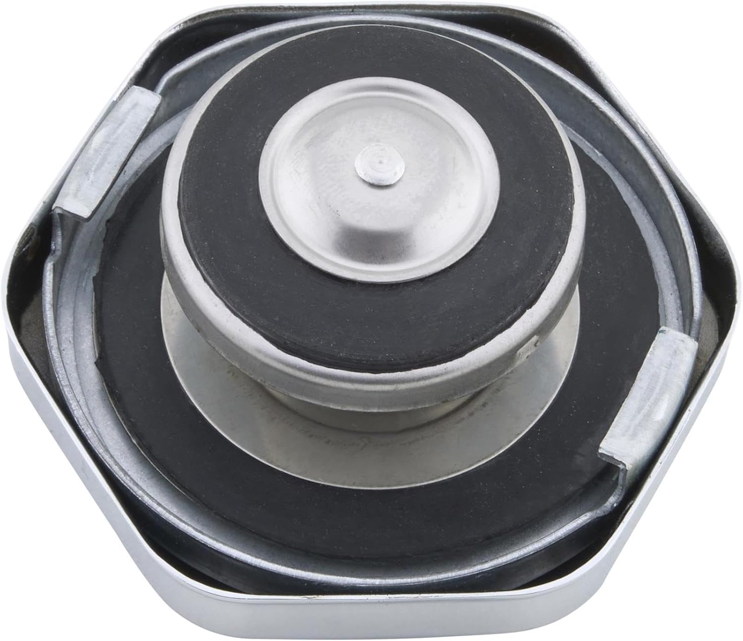 Hex Chrome Radiator Caps
