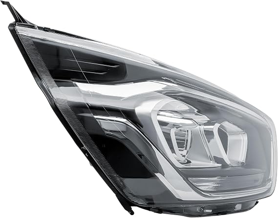 Replacement Driver Right Side O/S Headlight Head Lamp with Projector Electric Adjustment for Ford Transit Tourneo Custom 2020-2023
