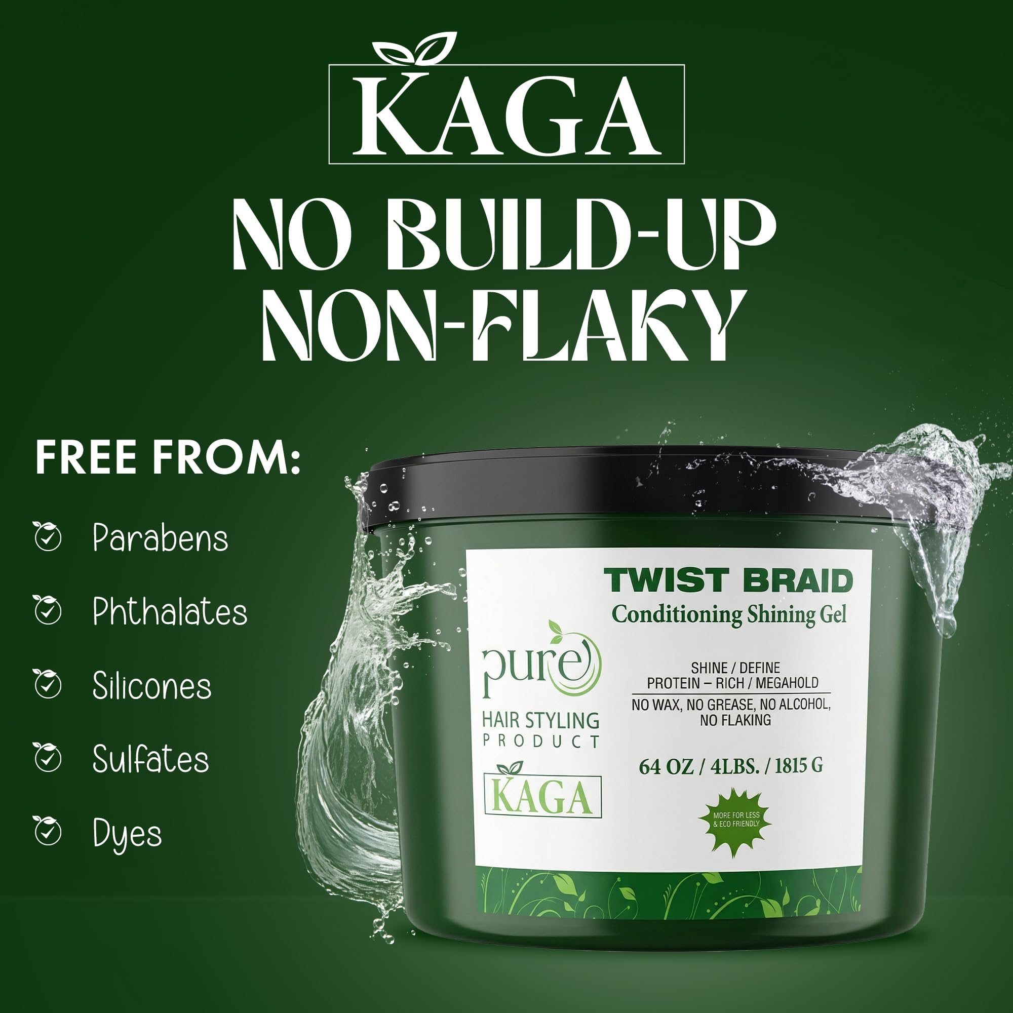 Amazon.com : KAGA Pure O Natural Neatbraid Beauty Professional