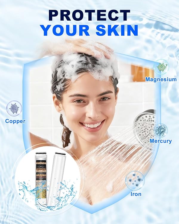 KEEPOW Shower Filter Compatible with Cobbe Handheld Shower Head by KEEPOW - Used condition - Image 8
