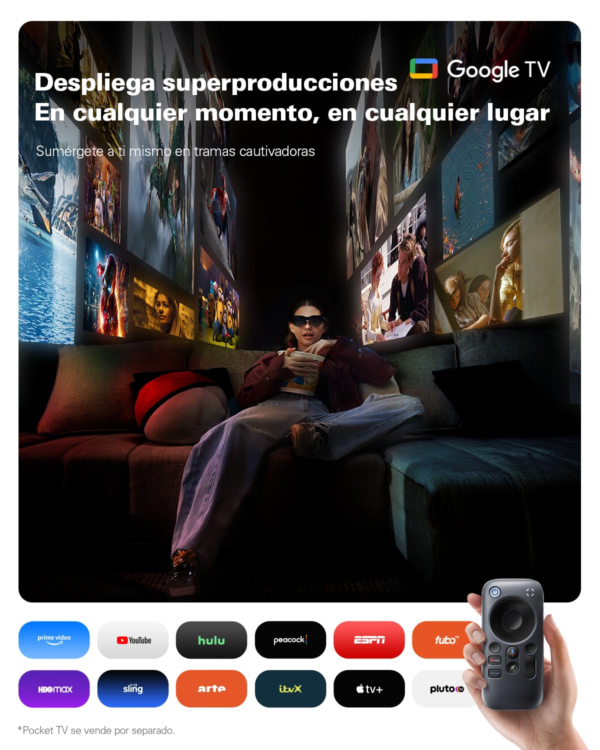 [Nuevo 2025] RayNeo Air 3s Gafas AR/XR, Pantalla HueView 201" 120Hz FHD, Gafas de Video AR portátiles para iPhone 17/16/15, Android, Mac, Switch, PS5, Steam Deck – Cine portátil de próxima generación