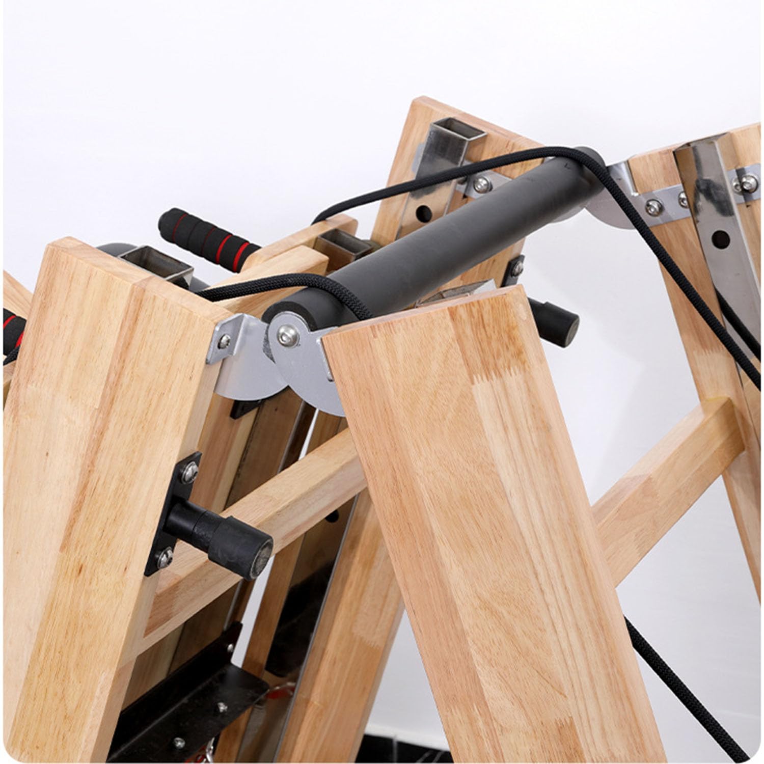 Amazon.co.jp: 木製折りたたみ式ピラティスリフォーマー、ピラティス