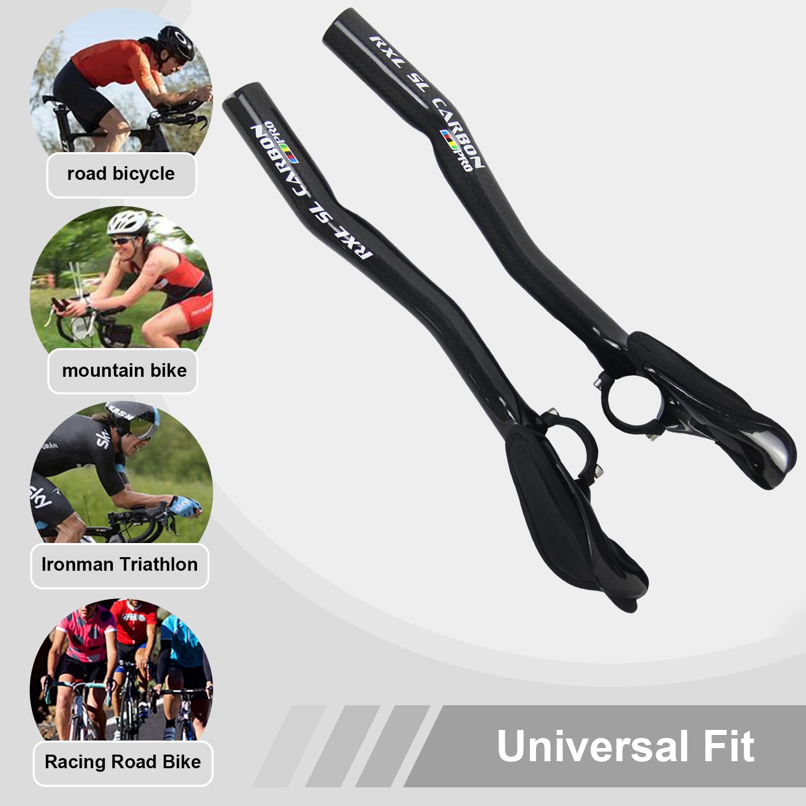 Amazon.co.jp: TTバー カーボンバイク アレオバー バイクハンドルバー