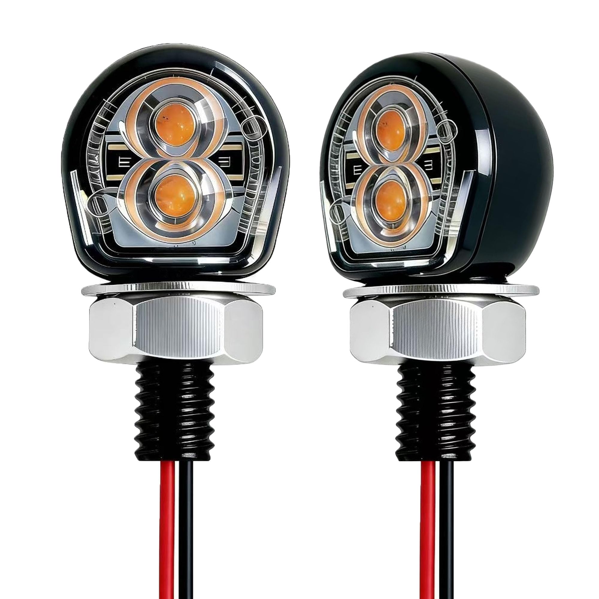 Amazon | KICARYAJP バイク用ウインカー LED 小型 高視認性 超高輝度