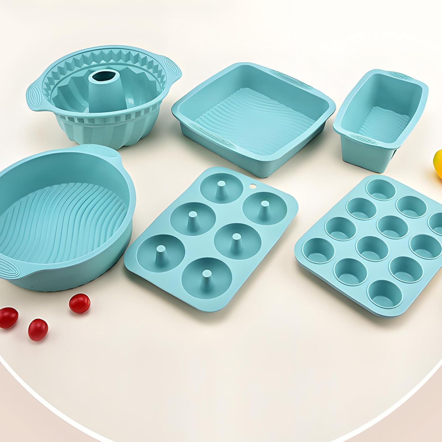 5pcs Silicone Cake Pan Set