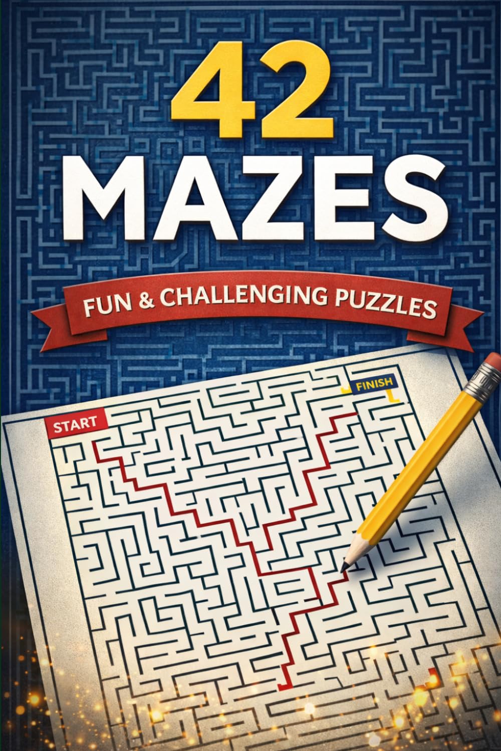 Maze Puzzle Book for Kids 4-8: 42 Fun Mazes for Kids: Maze Activity Workbook for Children