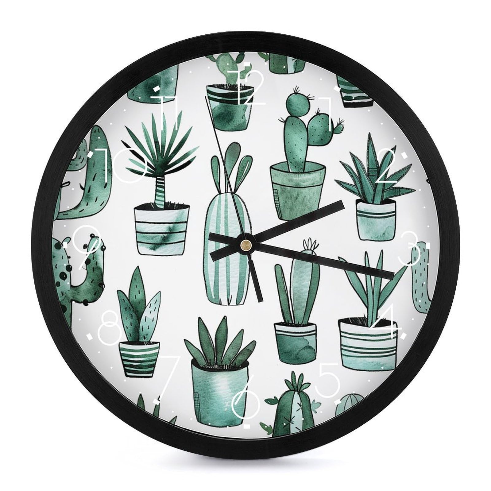Horloge murale sans tic-tac ronde pour un sommeil paisible