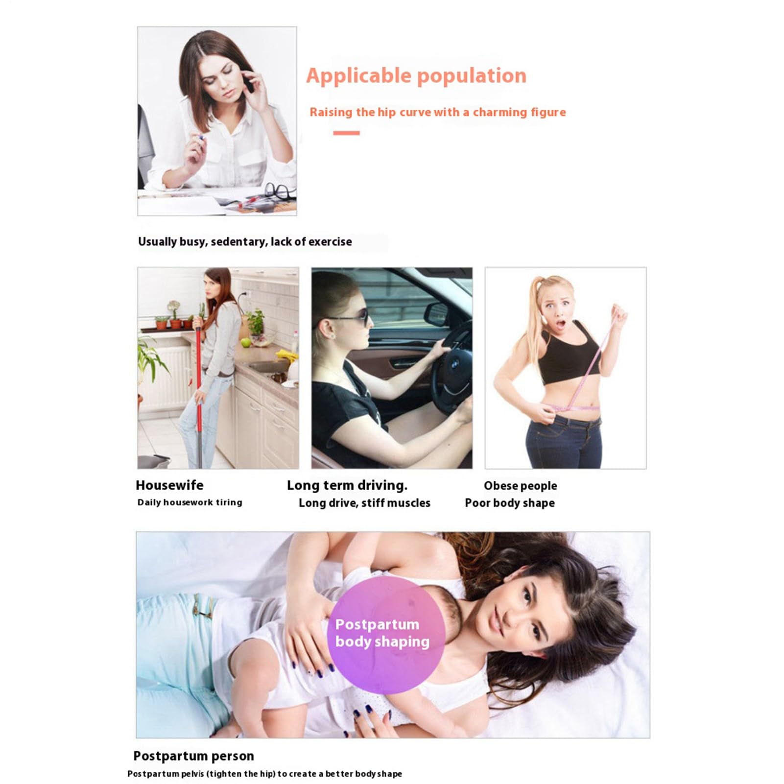 Entraîneur De Fessiers | Appareil Intelligent Et Réglable pour L'entraînement des Fessiers | Appareil Portable pour Renforcer Les Fessiers avec Télécommande, Équipement d'exercice Et De Fitness