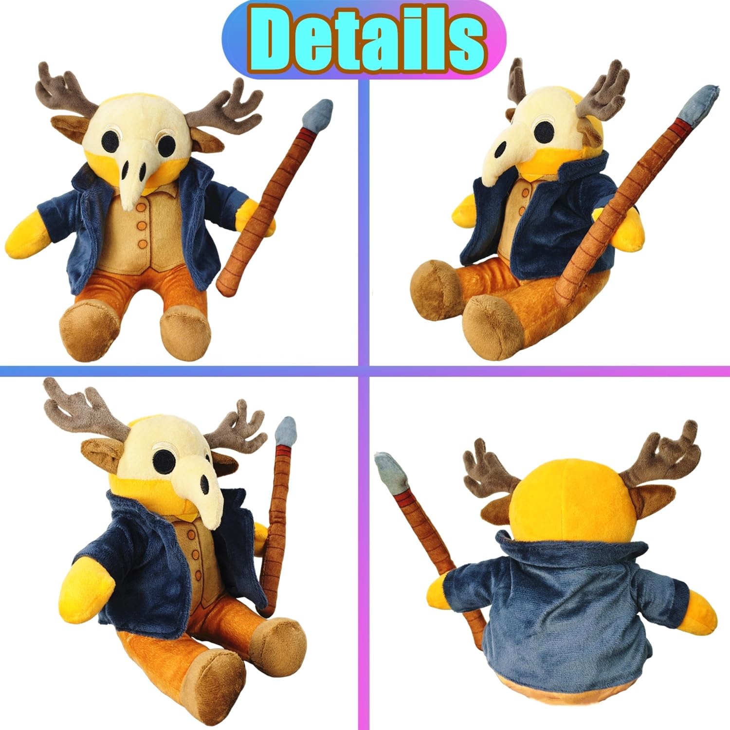 TQJOUJOU 99-Nights in The Forest Plush, 15in 99Nights Deer Monster