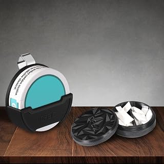 Pouch Can Holder and Nicotine Pouch Container (Knobs Lid)