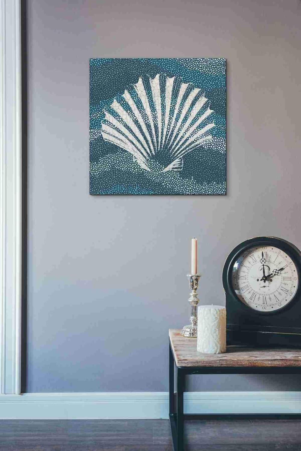 Epic Graffiti 'Sea Glass I' by Wild Apple Portfolio, Canvas Wall Art, 18"x18"