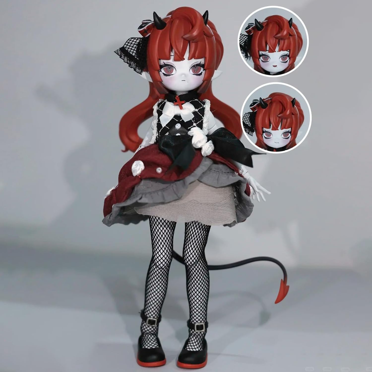 BEEMAI Cooze Devil Horns Series Single Box (Contains 1 Figure), 1/8 BJD Blind Box Cute Figures Collectibles Birthday Gift