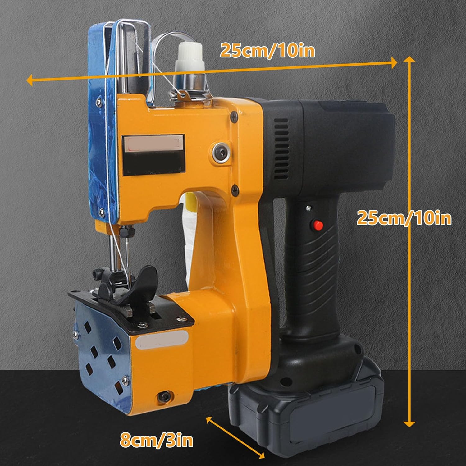 新品 Hanchen GK9-890 ポータブル袋縫ミシン 0.2-10mm袋口縫い1800