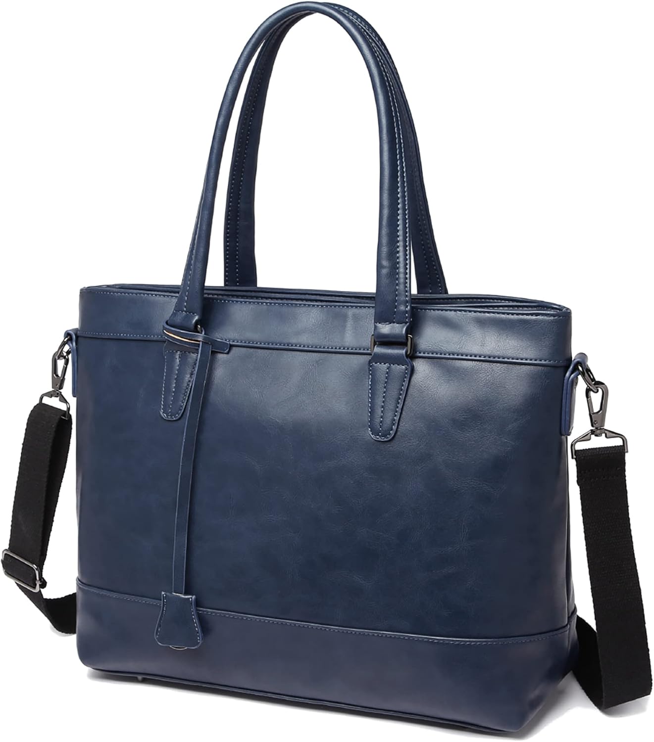 Guscio Italy リクルートバッグ メンズ 大容量 撥水 耐摩擦 Puレザー 14インチpc対応 自立 ビジネス カジュアル 通勤 通学 2way ビジネスバッグ トートバッグ ショルダーバック 女性に人気