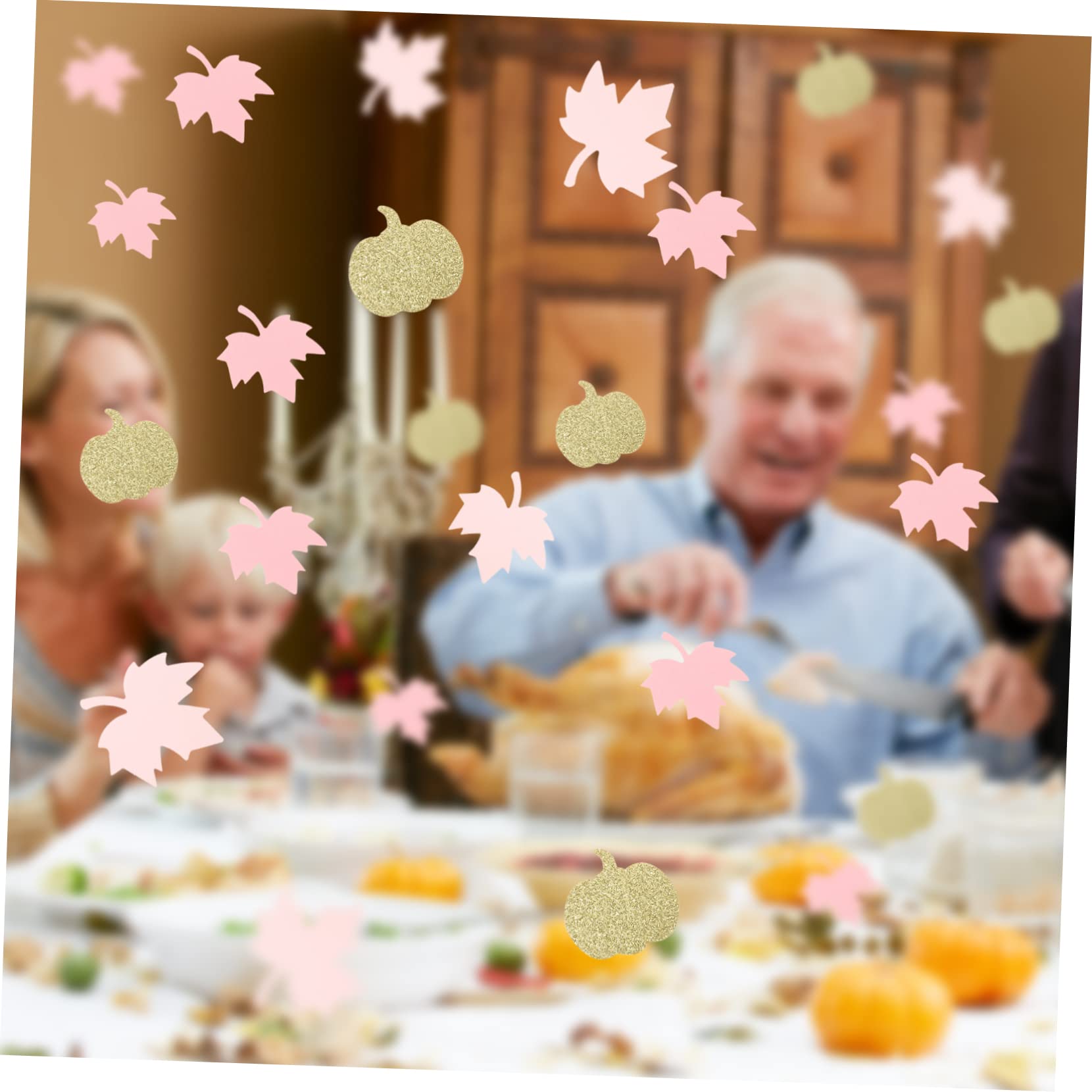 Alipis 10confezioni Decorazioni Festive Confetti e Zucche Per Ringraziamento Per Shower e Autunnali Per Centrotavola Fotografici