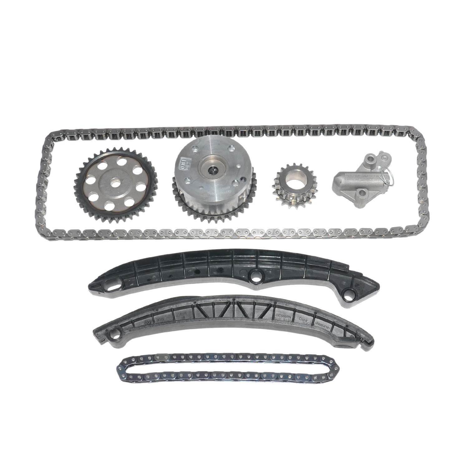 Steuerkettensatz Kompatibel mit A1 A3 E0s FSI BLP BLF 1.4 TFSI CAXA CAXC CAV CTH 03C109158A 03C109507BH