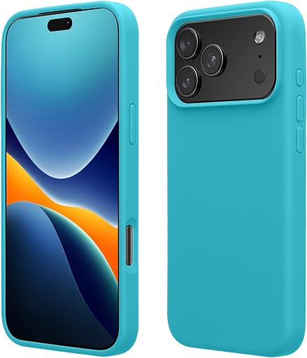 kwmobile Case Compatible with Apple iPhone 17 Pro Max Case - TPU Silicone Phone Cover with Soft Finish - Cool Glacier