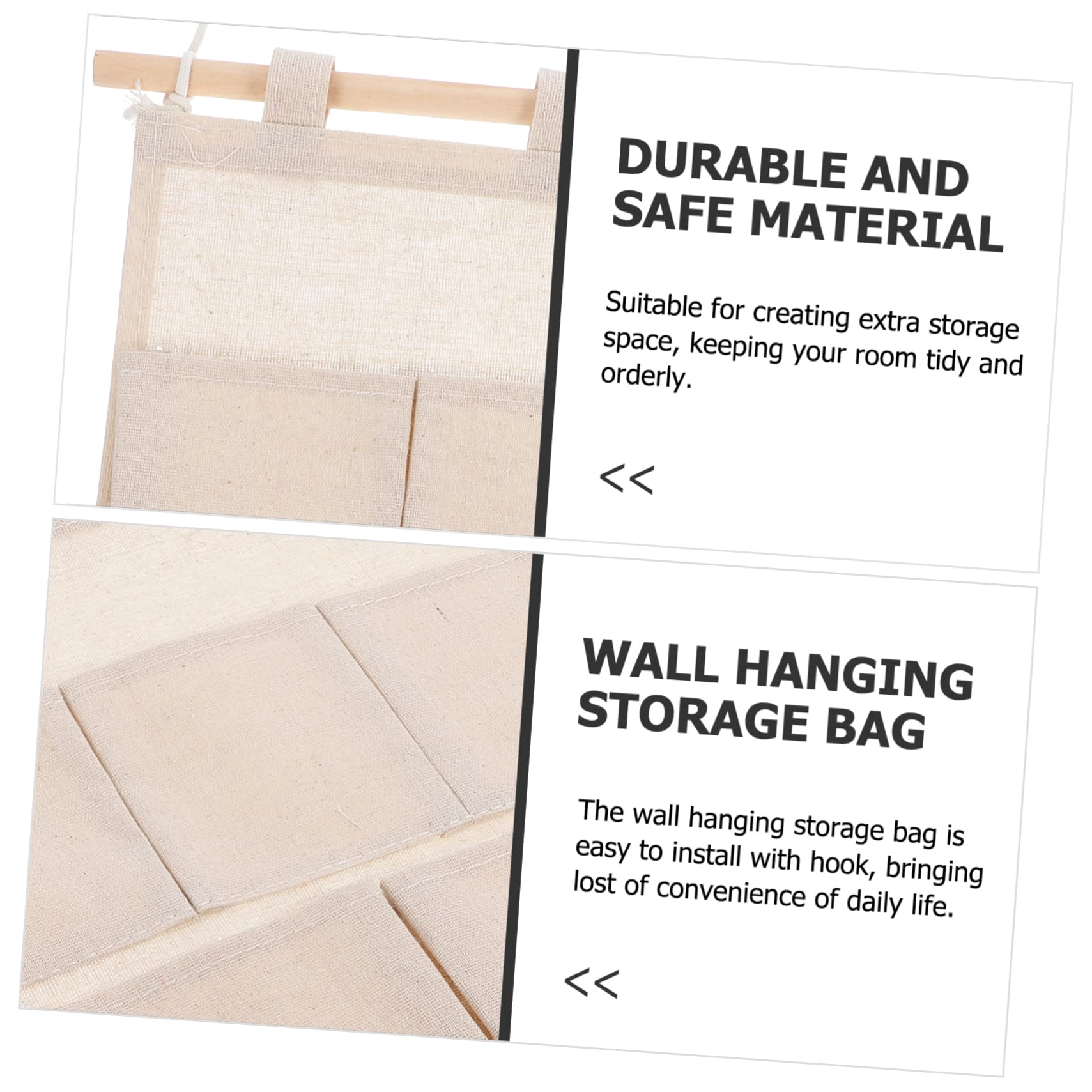 Alipis Over Door Hanging Storage Organizer Bag Multi Use Wall Pocket for Bathroom Bedroom Closet and Easy to Install Storage for Remotes Accessories and More