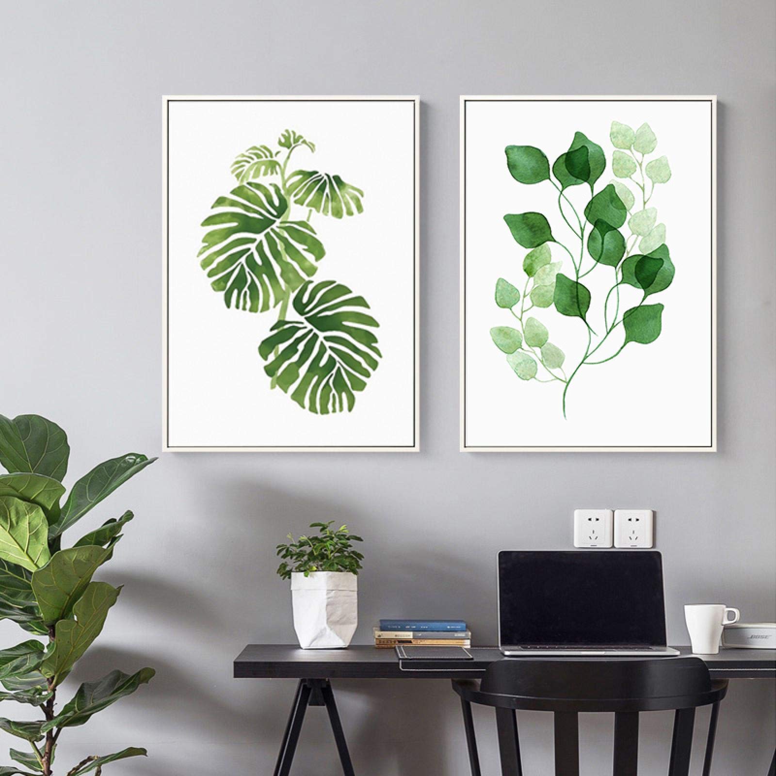 Peintures Sur Toile Haut de Gamme Style Nordique Végétal 50x75cm - 8