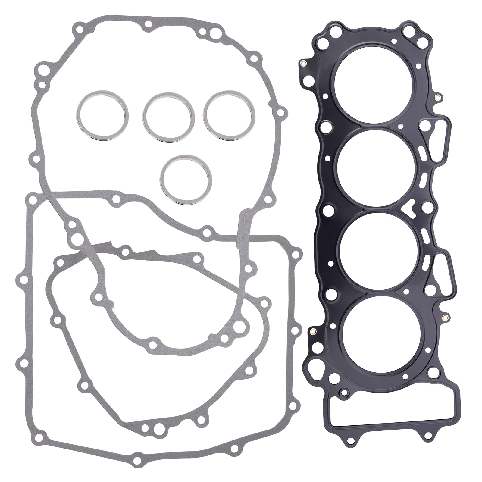 AHL Juntas de culata para motos Juntas compatible con Honda CBR600 F4 F4i 2001-2006