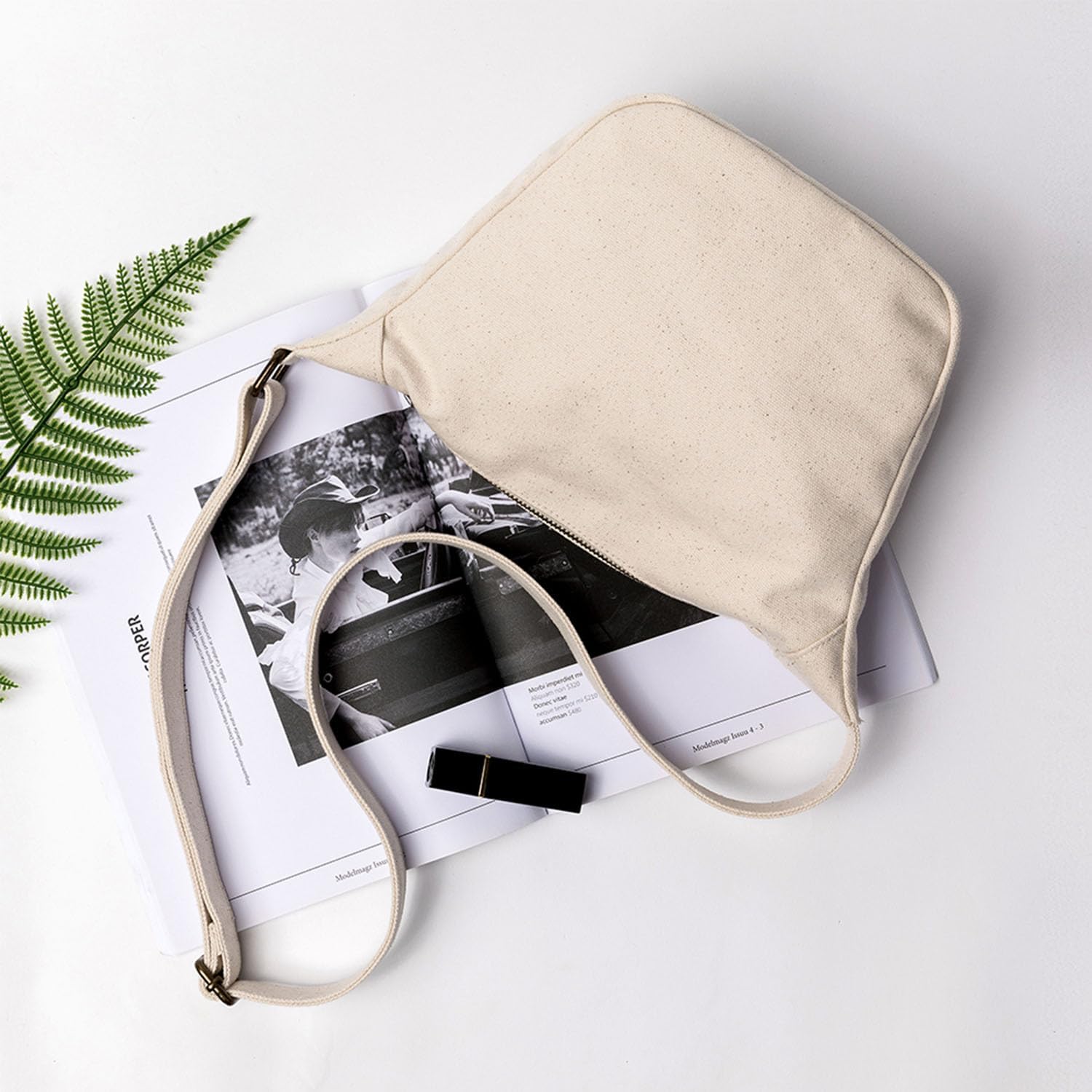 Canvas bag female bag cloth bag soft Japanese chic Hong Kong style casual dumpling bag shoulder messenger small bag