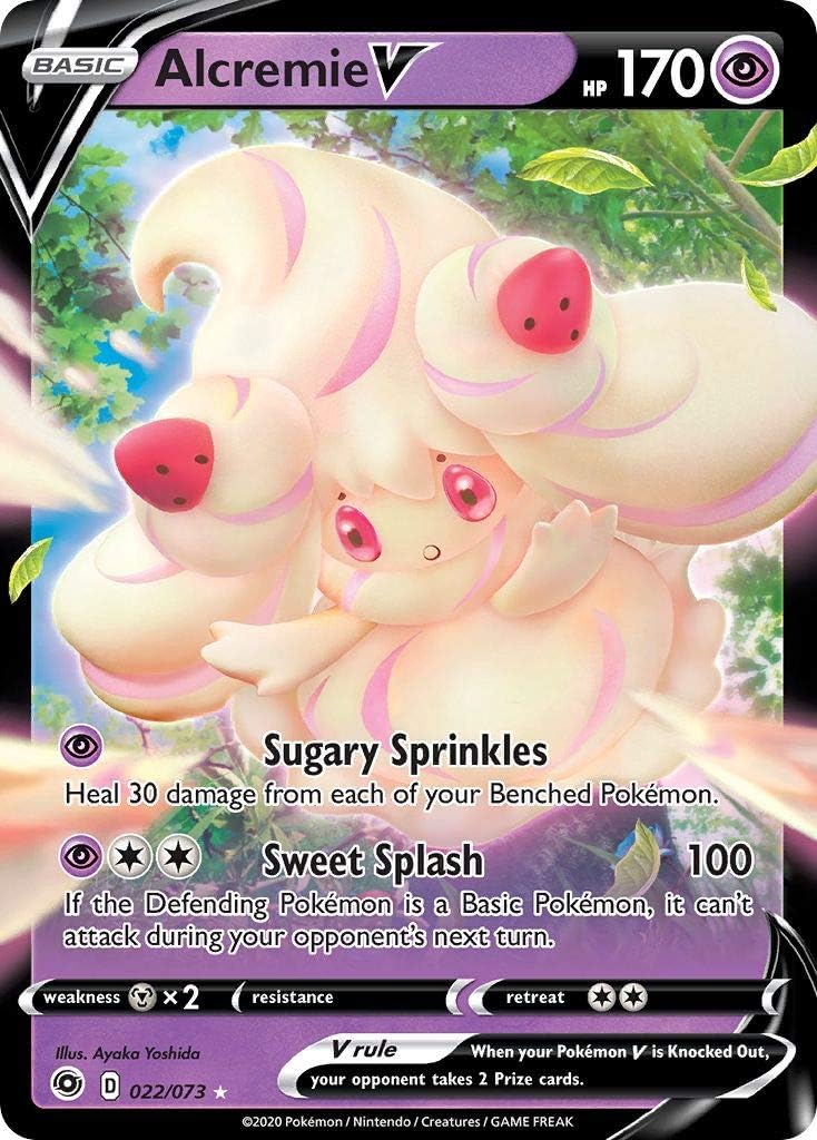 Alcremie V - 022/073 - Ultra Rare Collectible Card