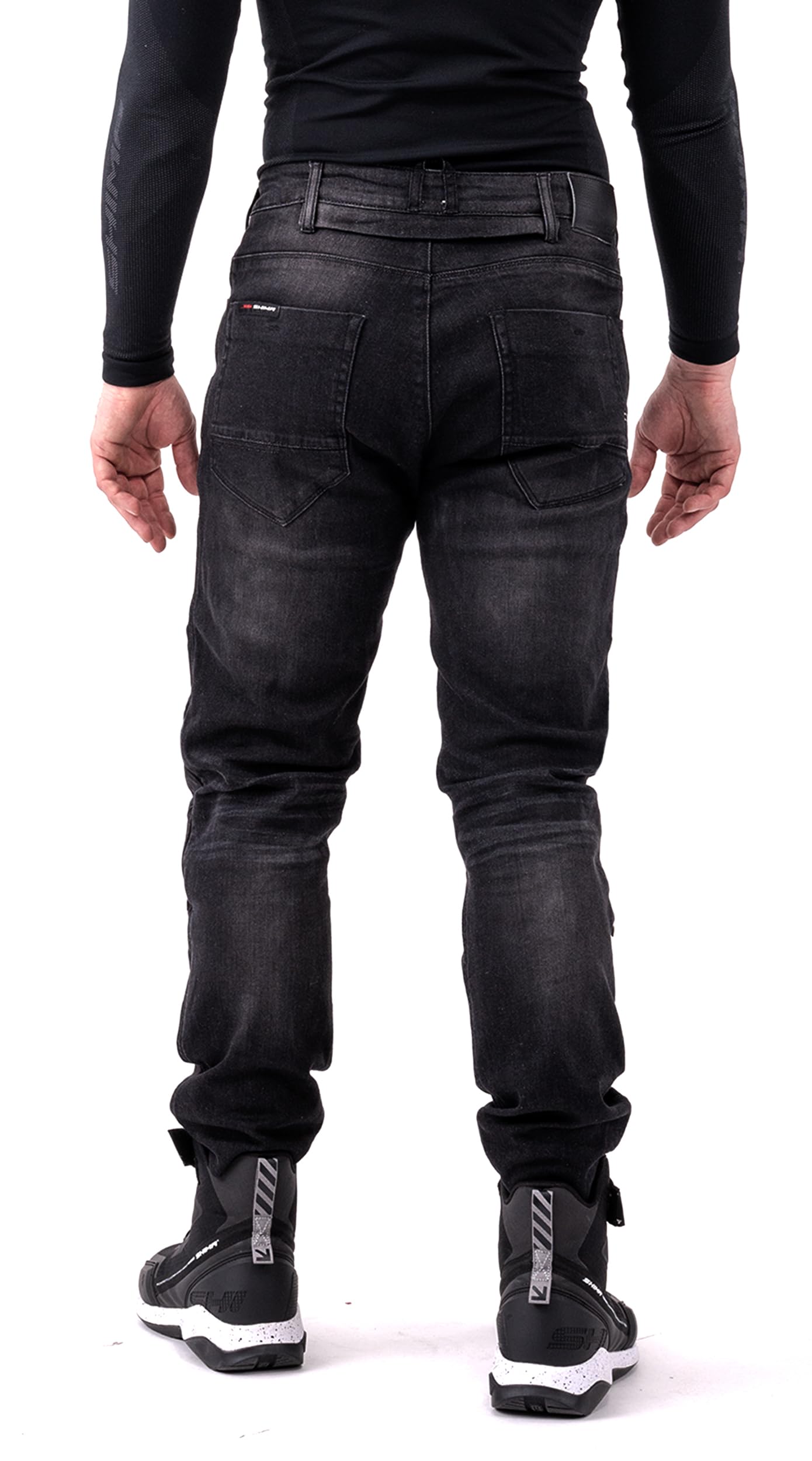 Shima Rider Motorrad Jeans Herren mit Protektoren Airforce Motorradhose Kurzgrößen Hosen Motorradjeans Protektorenhose