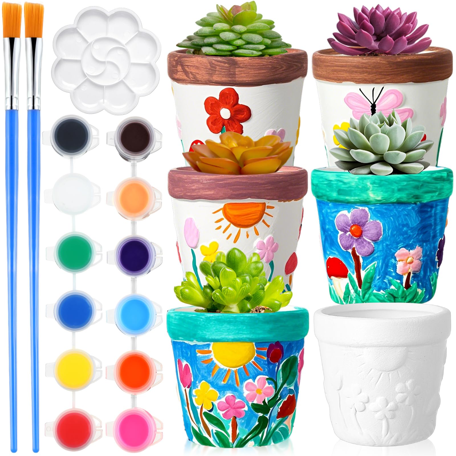 outdoor ceramic flower pots Jam's Planter Orange