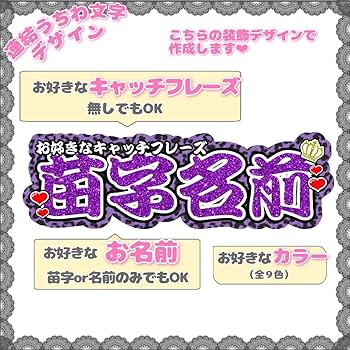 Amazon.co.jp: 連結うちわ文字セミオーダー／Sサイズ文字パネル