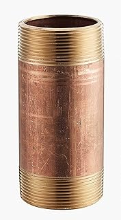 Merit Brass - 2108-600 - 1/2 In. X 6 In. Seamless Red Brass Pipe Nipple - 140 PSI - Sch. 40 - Import - Pkg Qty 25