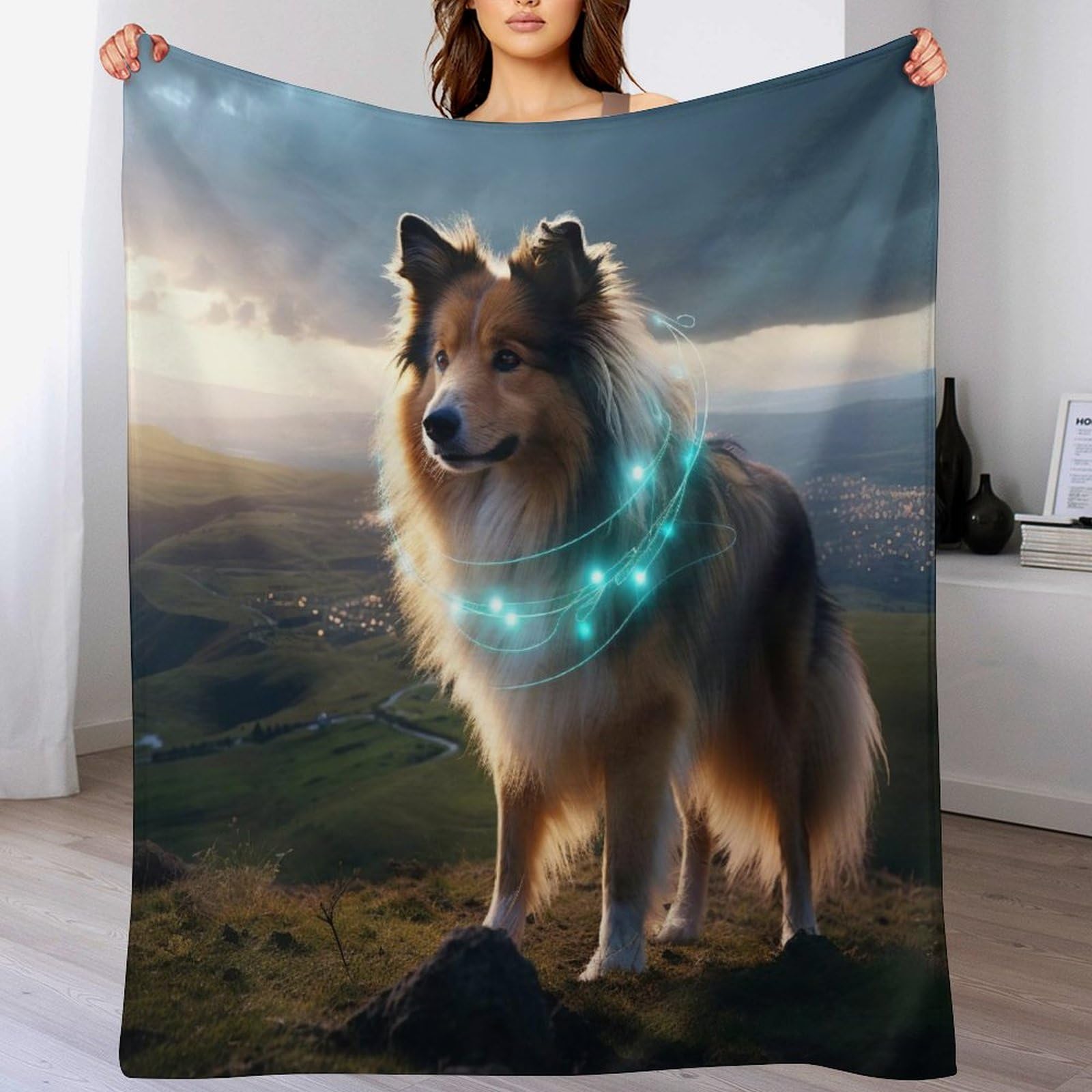 Couverture chien pour enfants et adultes, le plaid idéal pour le voyage