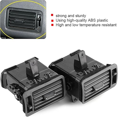 Miniatura 2 de Acouto Dash - Salida de aire para Pajero Montero Shogun V31 V32 V33 V43 1 par de salida de salpicadero A/C salida frontal aire acondicionado