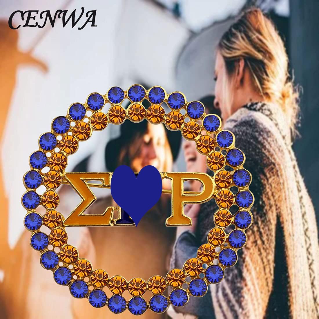 CENWA Sorority Brooch Pin Sorority Gift Sorority Jewelry Gift - Image 6