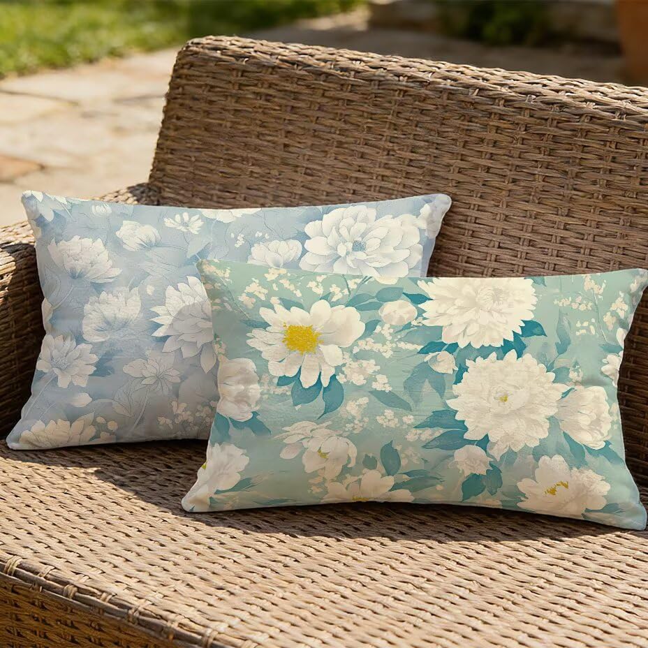 Housse de coussin extérieur 80x100 imperméable contre la pluie