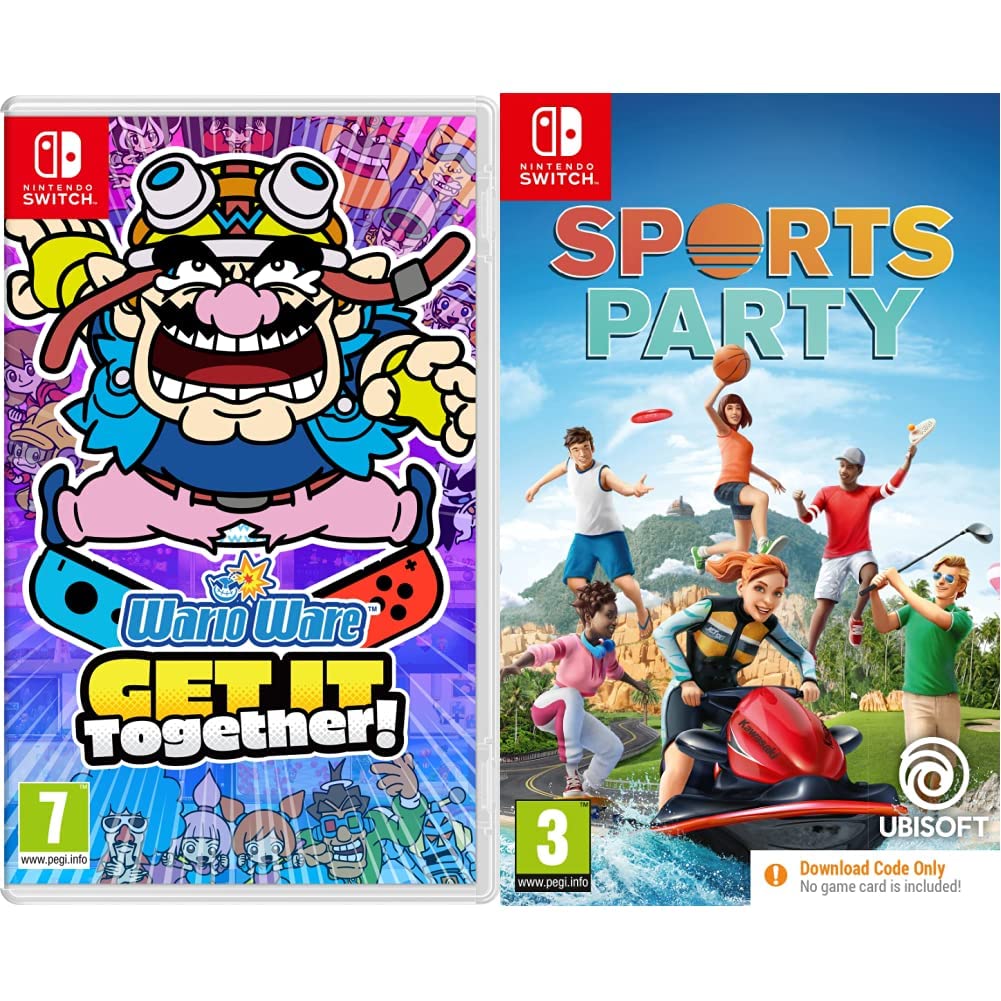 Warioware: Get It Together! (Nintendo Switch) + Sports Party (Code in Box) (Nintendo Switch)