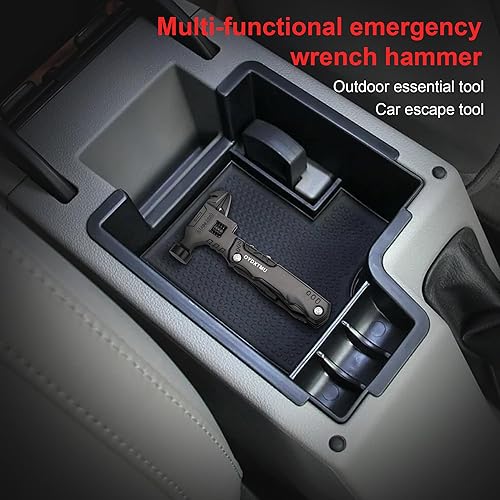 Miniatura 4 de Martillo multiherramienta 16 en 1, cuchillo de campamento con llave ajustable, destornillador, cortador de alambre, martillo, abrebotellas,