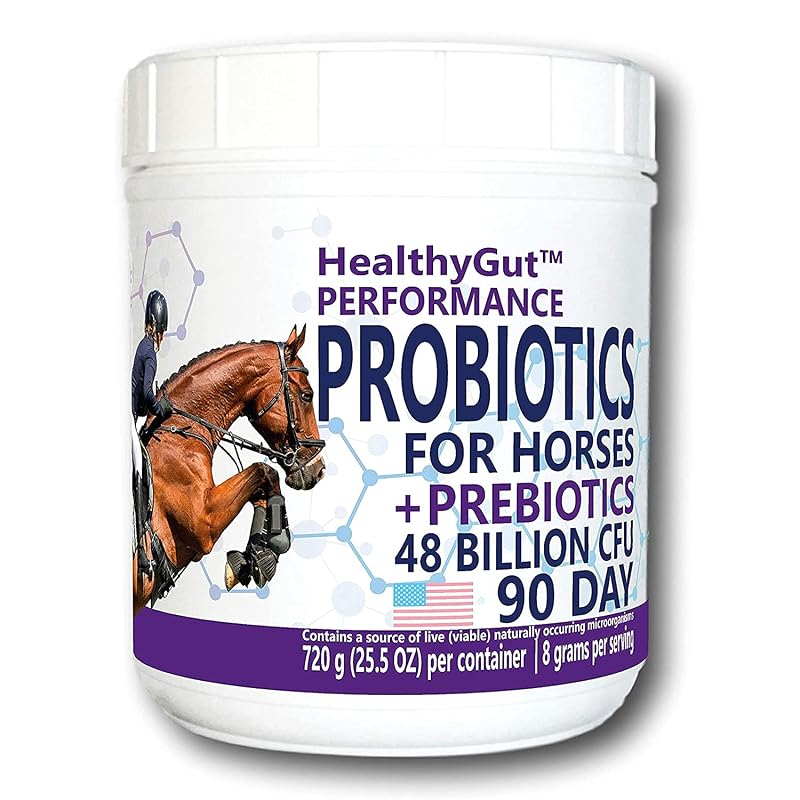 Suplemento Probiótico e Prebiótico para Equinos HealthyGut™ Performance Equa Holistics 90 Dias